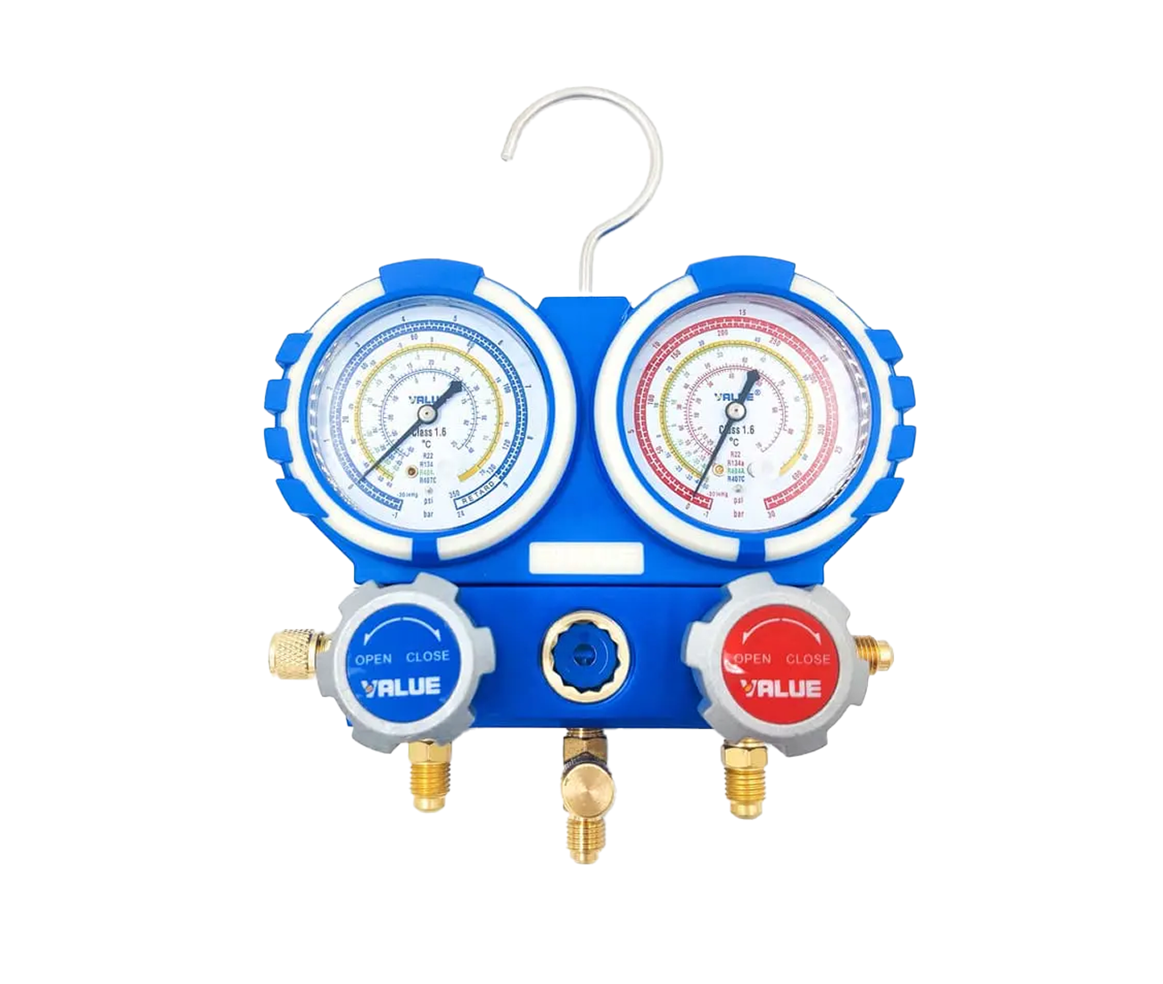 Манометрический коллектор двухвентильный Value VMG-2-R22-B-03 (R22, R134a, R404a, R407c)